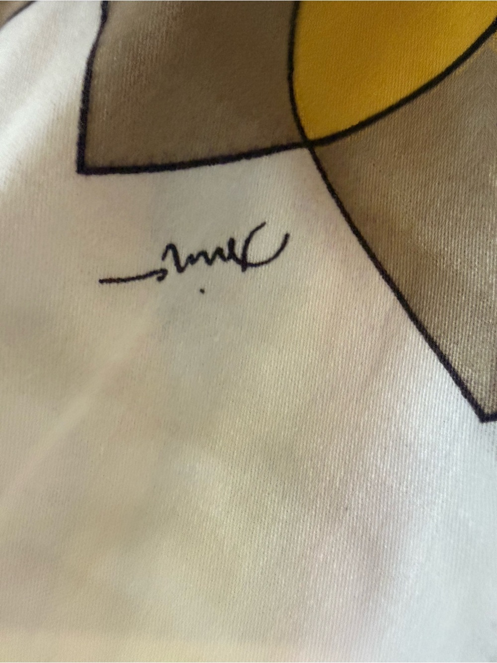 Rare Trina Turk One Of A Kind SAMPLE Shirley Tank Top Pink Yellow Art Print Sz S - Picture 7 of 8